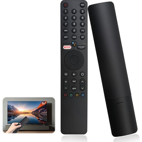 Sprachfernbedienung für Xiaomi Mi-Fernseher, Bluetooth-Sprachfernbedienungsersatz mit Kurzbefehlstasten für Xiaomi Mi-Serie (1/5)