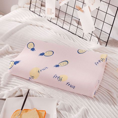 Oreiller pour enfant en latex naturel, oreiller de couchage, housse de coussin amovible en coton lavable incluse, oreiller pour tout-petit, oreiller de sieste pour enfants, unisexe pour garçons et fil (1/3)