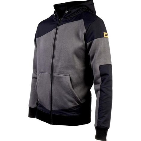 CAT Zip Hoodie Trades Größe M Schwarz/Grau