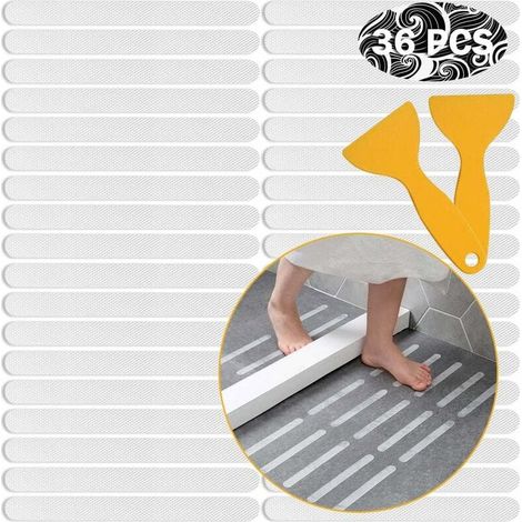 Bandes antidérapantes pour baignoire et douche (20 mm x 200 mm) (1/5)