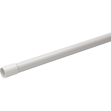 Condotto rigido SCHNEIDER IMT50520 tulipato PVC grigio Ø20mm/2m al metro lineare Mureva Tube