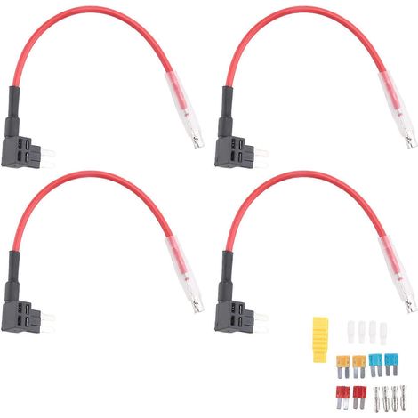 Lot de 4 porte-fusibles Micro2 12V-24V Add-A-Circuit avec faisceau de câbles (1/5)