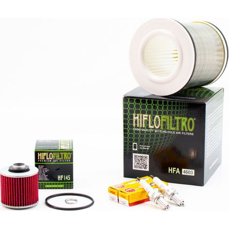 Kit Révision Filtres Bougies pour YAMAHA TDM 850 de 1996 à 2001 - Sans Huile