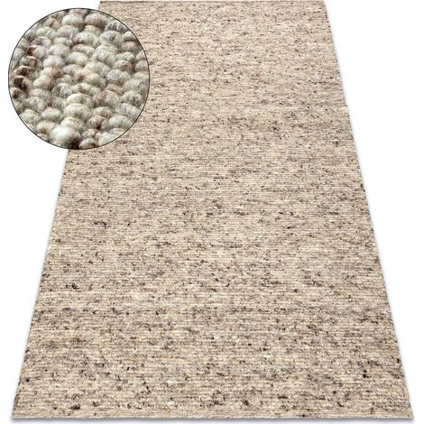 Tappeto sand, beige NEPAL 2100 - lana, double face, naturale beige 300x400 cm