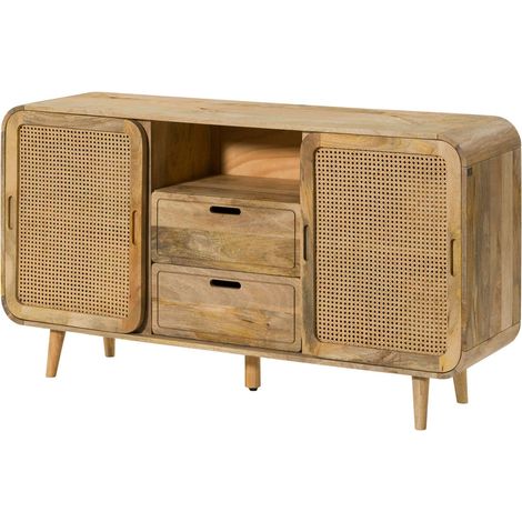 Sideboard Mango 150x40x80 natur lackiert VALENCIA 118