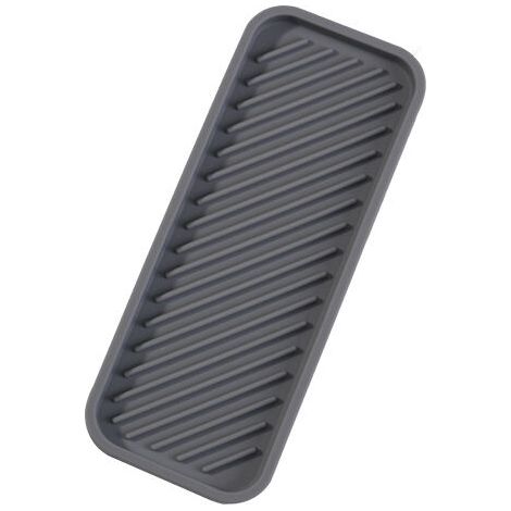 SABIR Porte-éponges en silicone - Tapis de drainage en silicone - Pour évier de cuisine - Pour salle de bain, cuisine - Tasses - Dessous de verre - Pots à épices (1/5)