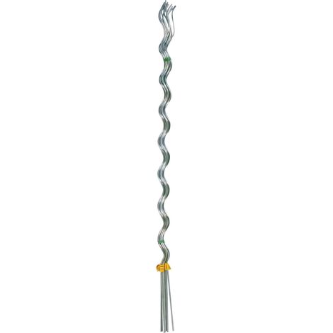 Set 10 Sostegni Tutori a Spirale per Piante Pomodori 150 cm in Acciaio Verdemax (1/3)