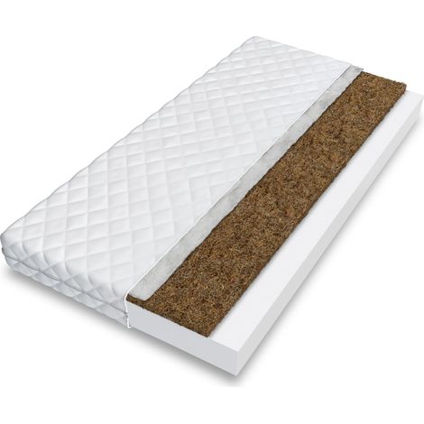Matratze BABY COCO 8 cm Babymatratze Schaum Kokos Größe wählbar 90cm x 160cm