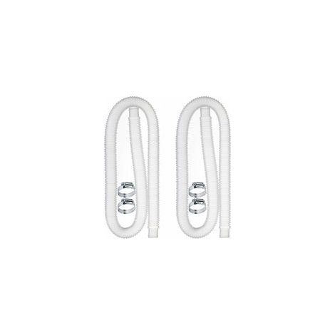 Tuyau de remplacement pour piscine, avec 4 clips métalliques, long 59 x 1,25 pouces – (1/5)