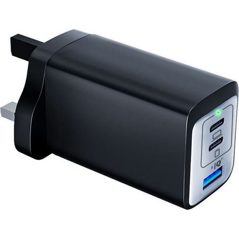Chargeur USB C 735 Nano II 65W 3 ports PPS pour MacBook Pro Air iPad Pro iPhone 16 16 Plus 16 Pro etc. (1/4)
