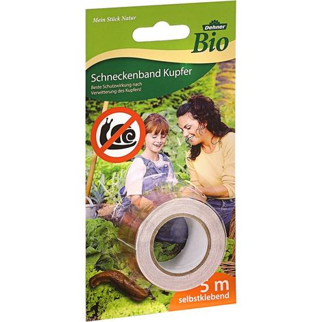 Dehner, Nastro Autoadesivo Anti-lumache Biologico, Lungo 5 m, in Rame (1/2)