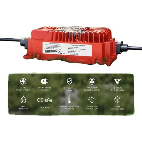 Cargador de baterías, capacidad de carga rápida, tecnología de carga inteligente, UE (1/5)