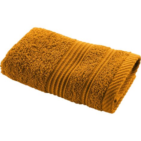 Serviette de toilette invite 30 x 50 cm Tendresse curry