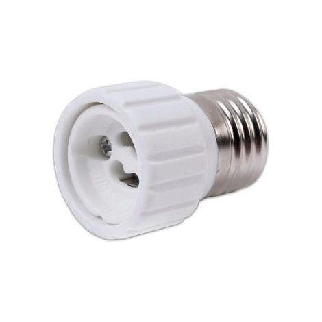 Adaptador GU10 a E27 Blanco