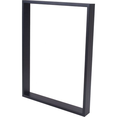 SIMAUSROM Tischkufe Frame 600 x 720 mm schwarz (1/3)