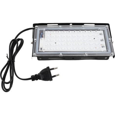Ortviai Projecteur UV 395 nm 50 W IP66 Étanche pour Curing Colle Résine et Ambiance Glow Party Extérieur (1/5)