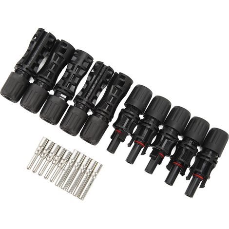 5 lots connecteur panneau solaire mâle femelle IP67 étanche 1500V 50A résistant tension connecteur photovoltaïque pour système solaire (1/5)