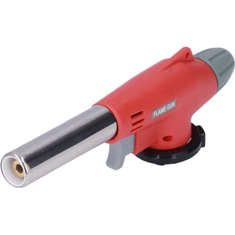 Briquet chalumeau à gaz 1300°C portable pour barbecue domestique et cuisson, avec allumage par flamme et gâchette (1/5)