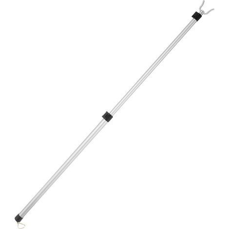 Télescopique Ausziehbar Verstellbare Wäschestange 125cm pour Kleiderschrank et Lagerräume mit (1/5)