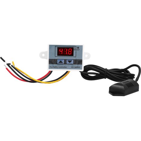 Module de contrôle d'humidité numérique LED, hygromètre capteur interrupteur 099% HR XHW3005 24V (1/5)