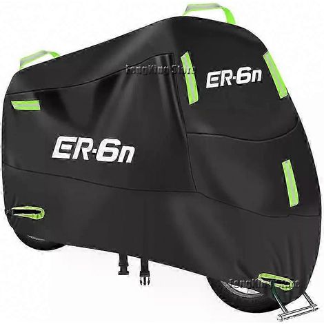 Housse Moto ER6N 2006-2016, Protection UV, Imperméable, Anti-Poussière et Anti-Neige, Usage Extérieur (1/5)