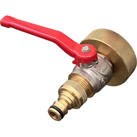 Raccord S60x6 laiton / Vanne / Raccord auto male