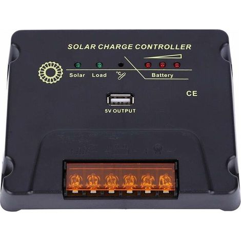 Controlador de cargador solar MPPT, controlador de panel solar de 12V/24V 20A, placa de control CPY, regulador de controlador de carga/descarga de batería solar de un solo chip (1/5)