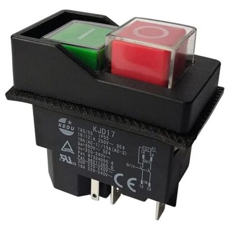 Interruttore a pulsante elettromagnetico a 5 pin KJD17 220V per attrezzi da giardino FLITI
