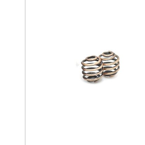 Petit ressort hélicoïdal pour selle, ressorts de selle en cuivre modifiés de 5 cm (2 pouces) pour moto, montage en acier à ressort pour chopper bobber, 2 pièces en bronze (1/4)
