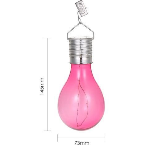 Lampe LED suspendue à économie d'énergie à énergie solaire avec contrôle d'éclairage à pince IP44, guirlande lumineuse d'extérieur résistante à l'eau pour Noël, vacances, fête, jardin, décoration d'ar (1/5)