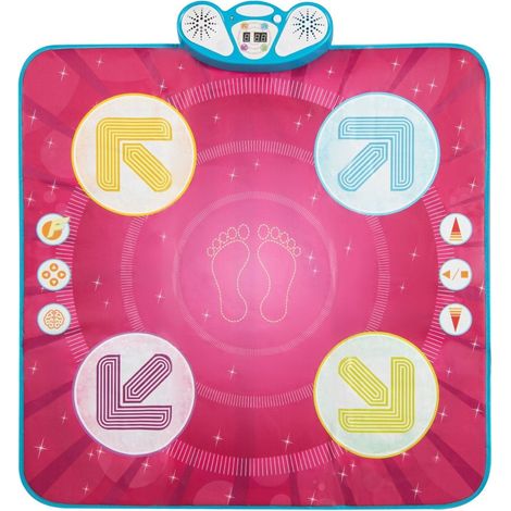 Tappetino da ballo per bambini con luci LED e gioco di memoria
