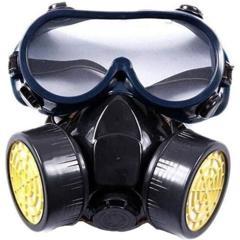Ensemble de demi-couvre-masque, ensemble de demi-couvre-masque, demi-couvre-visage anti-poussière avec filtre pour lunettes, respirateur anti-poussière