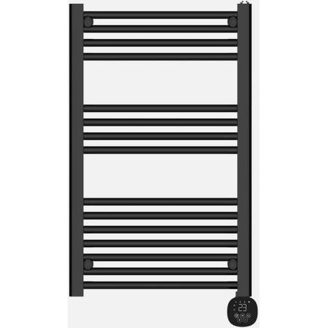 Toallero eléctrico Abrila Scuti negro compacto 500W