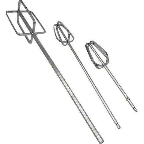 Baguette de Mélange en Acier Inoxydable 303 pour Perceuse Électrique, 3 Tailles, pour Peinture, Colle et Résine Epoxy(17cm, 28cm, 40cm) (1/4)