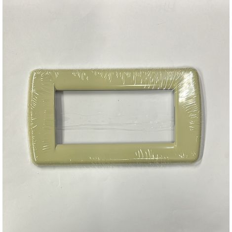 VIMAR - PLACCA IDEA RONDO' 4 MODULI COLORE SABBIA 16754.09