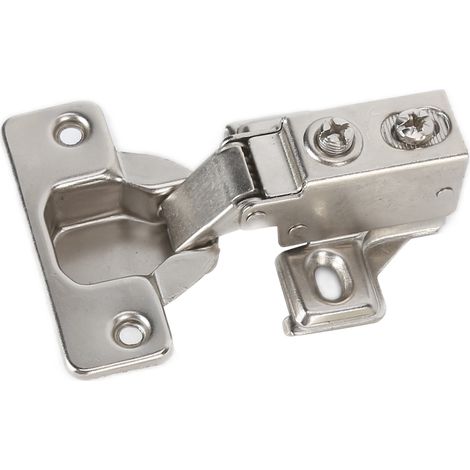 Charnière d'angle hydraulique à recouvrement total de 35 mm pour meubles, bras court, avec panneaux latéraux étroits pour la maison (1/5)