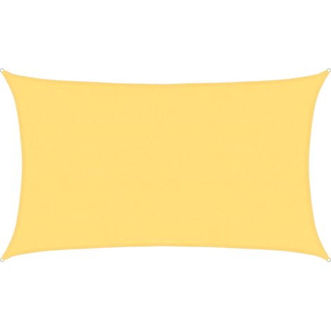 Voile d'ombrage Voile de parasol - 160 g/m² Beige 5x8 m PEHD BV762171 - BonneVie (1/5)