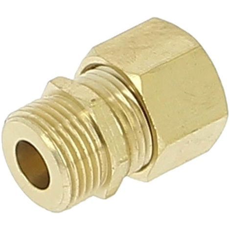 Raccord laiton bicône Ø10 Mâle 3/8