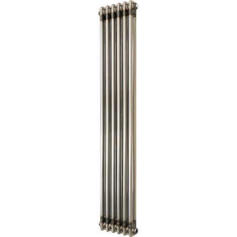 Traditional 2 Column Radiator - 1500 x 290mm - Raw Metal