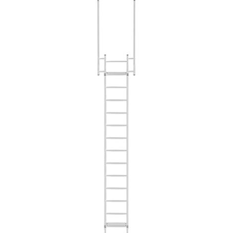 Echelle fixe sans crinoline - Hauteur de bâtiment 2.75m - CS/FSC/275