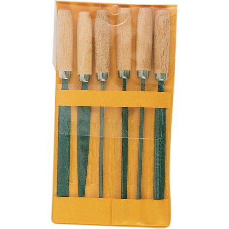Lima ad ago assortite set 6 pezzi
