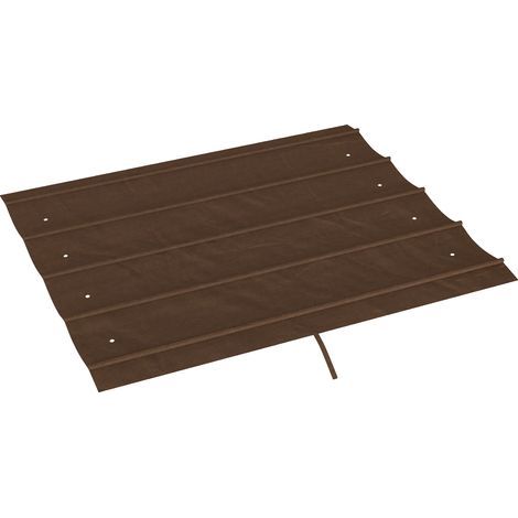 Ersatzdach für Pergola, Sonnenschutz, UV-Schutz für 3 x 2 m Pergola, kaffeefarben