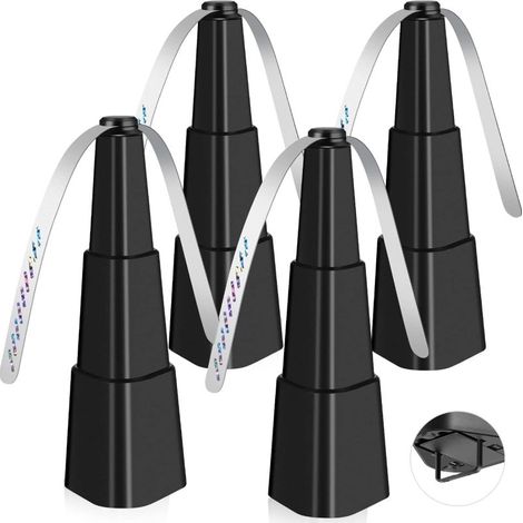Ventilateurs anti-mouches pour tables, lot de 4 – Répulsif à mouches pour la restauration en intérieur et en extérieur – Ventilateurs anti-mouches pour restaurants, fêtes et maison (1/5)
