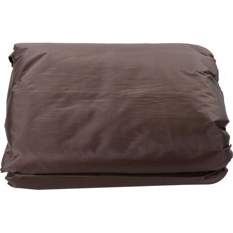 Housse de Protection Imperméable pour Hamac 3 Places, Abri de Jardin Extérieur (Couleur Café) (1/5)