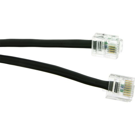 gigamedia corj11451m | gigamedia - cordon téléphonique 2 paires utp rj45 - rj11 6p4c 1 m