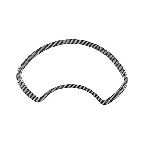 Set of flexible carbon fiber speedometer bezels for BMW Mini R55 R56 R57 center console (1/5)