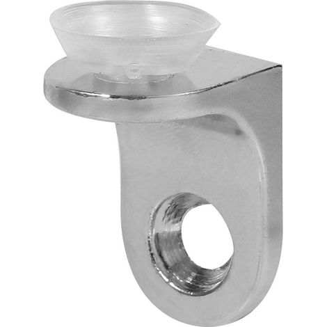 Lot 10 plateaux mur angle alliage zinc – rond – support sucker – maison bois panneau verre
