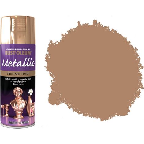 Rust-Oleum Metallic Finish Spray Paint - 400ml - Bright Copper