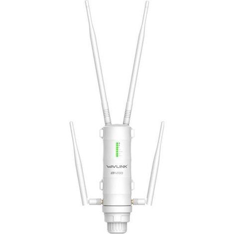 WAVLINK AC1200 Outdoor-WLAN-Repeater/Extender/Hochleistungs-Dualband-Access-Point mit PoE-Antenne