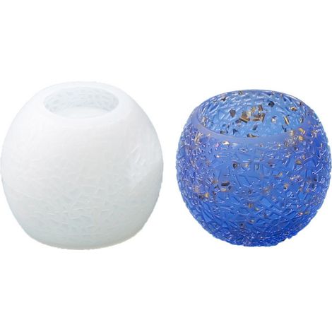 Moule en résine pour bougeoirs, pour la création de boîtes à bijoux, centres de table de mariage, décoration de table, lot de 2 (1/5)